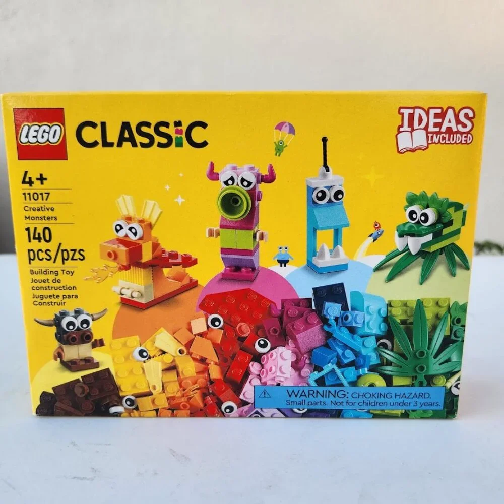 NEW Lego Classic 11017 CREATIVE MONSTERS Halloween Piece Building Toy Set - SEAL